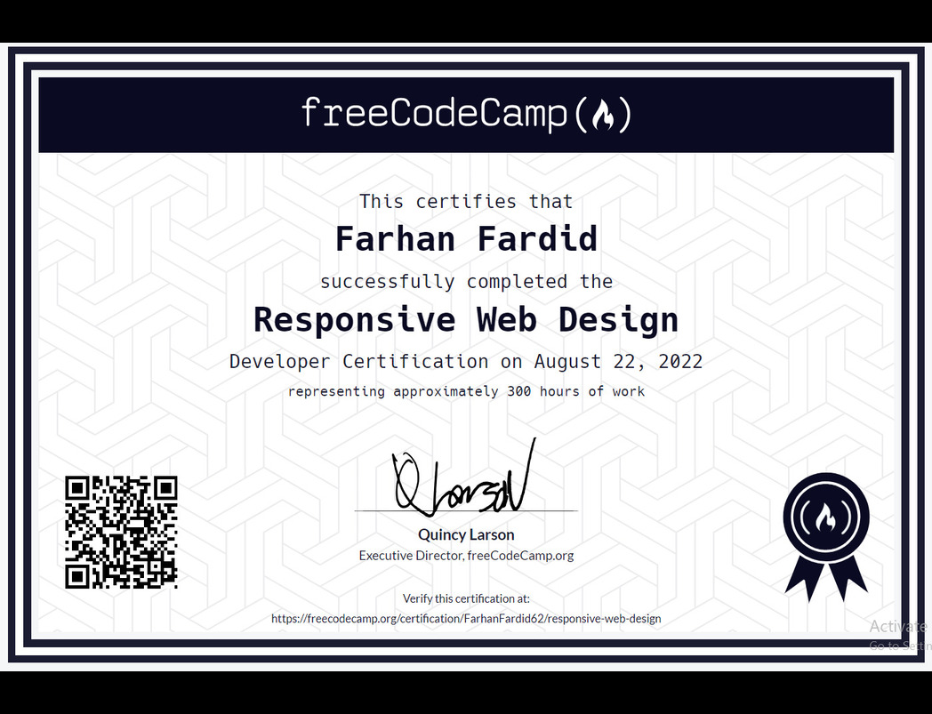 FCC certificate